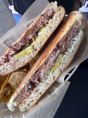 Cuban Ham Sandwich !  at Vegan Cuban Cuisine in Miami