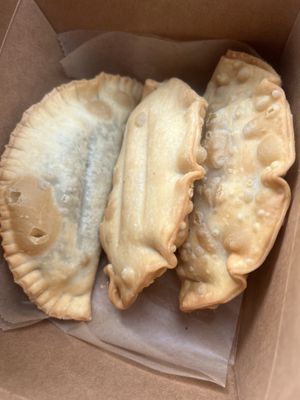 empanada trio    at Vegan Cuban Cuisine in Miami