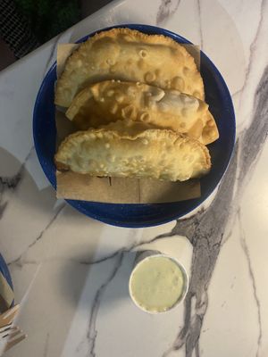 las empanadas  at Vegan Cuban Cuisine in Miami