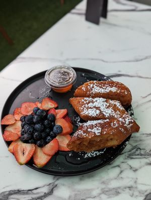 Cuban French Toast at Vegan Cuban Cuisine in Miami
