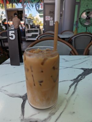 Cafe Con Leche at Vegan Cuban Cuisine in Miami