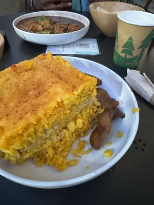 Imperial rice with tofu    at Vegan Cuban Cuisine in Miami