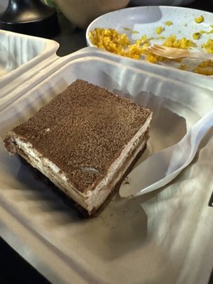 VEGAN TIRAMISU!!  at Vegan Cuban Cuisine in Miami