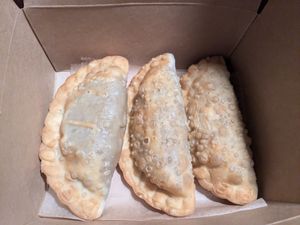 Beef empanadas at Vegan Cuban Cuisine in Miami