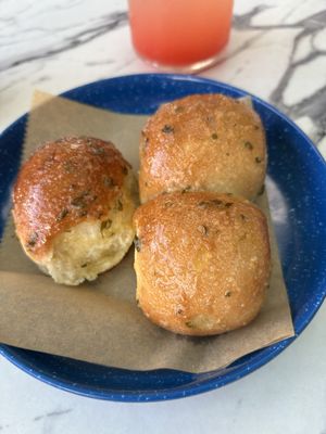 Vegan garlic bread   at Vegan Cuban Cuisine in Miami