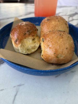 Garlic bread   at Vegan Cuban Cuisine in Miami