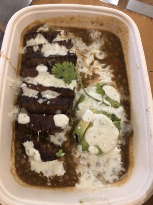 Churrasco style bowl   at Vegan Cuban Cuisine in Miami