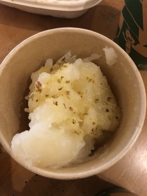 Yuquitas with garlic cilantro sauce   at Vegan Cuban Cuisine in Miami