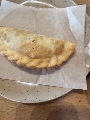 Ham and egg empanada (breakfast) was so tasty!!!  at Vegan Cuban Cuisine in Miami