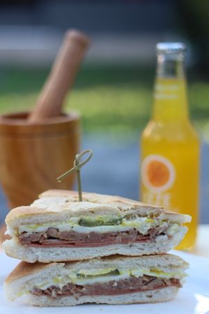 Our Vegan Cubano Sandwich!  at Vegan Cuban Cuisine in Miami