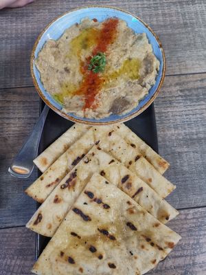 Baba ganoush at Shiraz Persian Restaurant + Bar in Surfers Paradise