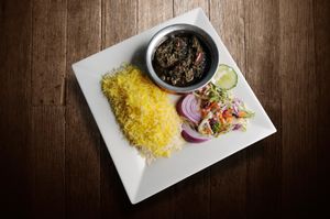 Ghormeh Sabsi  at Shiraz Persian Restaurant + Bar in Surfers Paradise