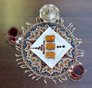 Persian Tea and Baklava at Shiraz Persian Restaurant + Bar in Surfers Paradise