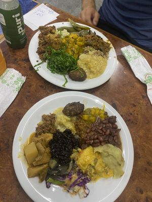 Amazing buffet food   at Vegano da Tijuca in Rio De Janeiro
