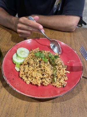 Tom yum fried rice   at Bho Bho Thai in Legian