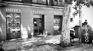 . at SanMan Tattoo Parlor in Madrid