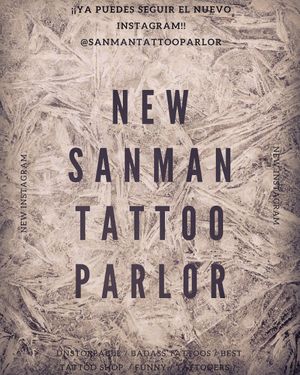 . at SanMan Tattoo Parlor in Madrid