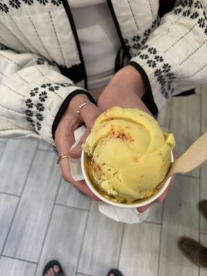 Spicy mango   at Bi-Rite Creamery in San Francisco