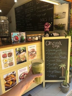 Detox shakes!!  at Ohana in Koh Phi Phi