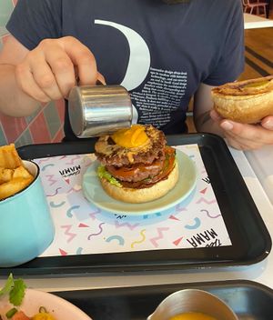 🍔  at Deer Mama in Amsterdam