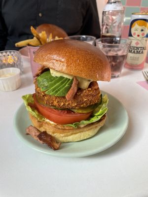 Chicken Burger at Deer Mama in Amsterdam