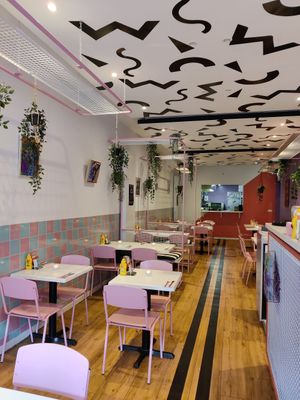 Cute ambiance. (I was only one there) at Deer Mama in Amsterdam