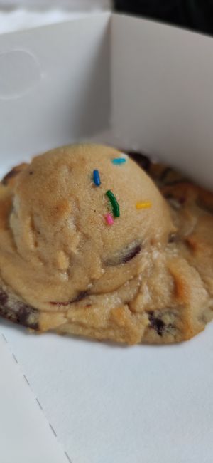 Cookie in a cookie at Deer Mama in Amsterdam