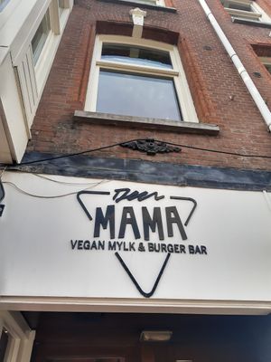 Outside at Deer Mama in Amsterdam