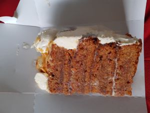 Carrot cake at Deer Mama in Amsterdam