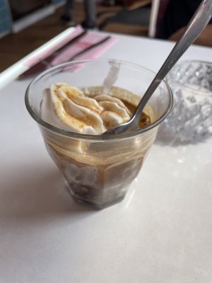 Affogato, quite delicious  at Deer Mama in Amsterdam