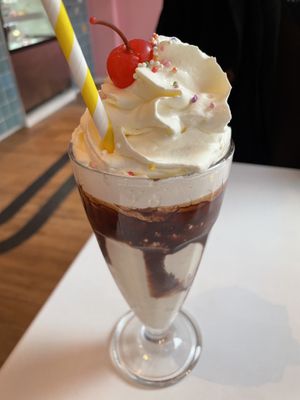 Chocolate and cookie dough milkshake   at Deer Mama in Amsterdam