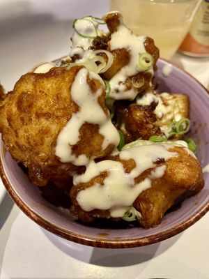 Korean fried cauliflower   at Deer Mama in Amsterdam