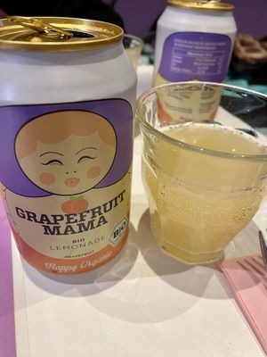 Grapefruit lemonade  at Deer Mama in Amsterdam