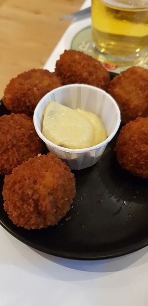 Bitterballen (~5€) at Deer Mama in Amsterdam