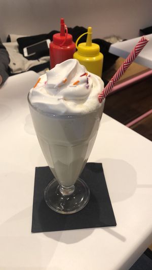 Vanilla milkshake  at Deer Mama in Amsterdam