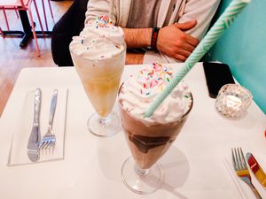 Vegan milk shakes at Deer Mama at Deer Mama in Amsterdam