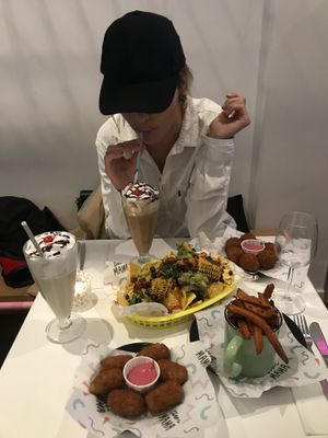 Nachos, bitterballen and mushroom croquettes❤️ at Deer Mama in Amsterdam