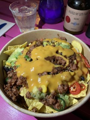 Nachos with beyond meat. So good! at Deer Mama in Amsterdam