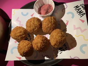 Vegan Bitterballen at Deer Mama in Amsterdam