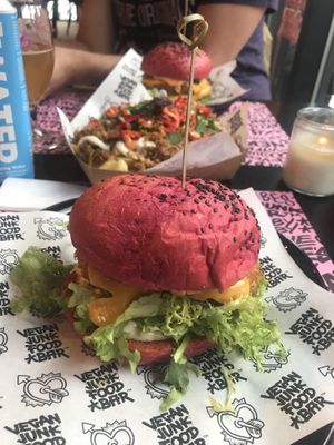 Chicken Burger  at Vegan Junk Food Bar - Downtown in Amsterdam