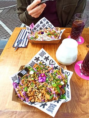 Dag twee 🥰 at Vegan Junk Food Bar - Downtown in Amsterdam