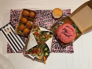 so good!! at Vegan Junk Food Bar - Downtown in Amsterdam