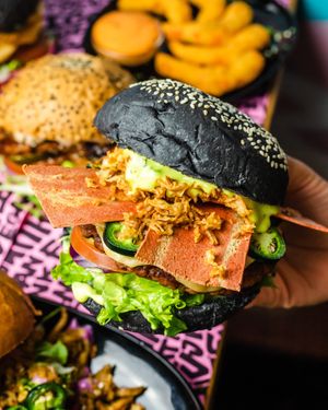 Royal Smash Burger  at Vegan Junk Food Bar - Downtown in Amsterdam