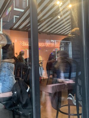 inside at Vegan Junk Food Bar - Downtown in Amsterdam