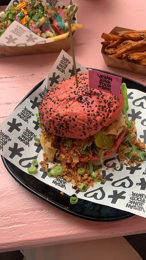 daddy burger at Vegan Junk Food Bar - Downtown in Amsterdam