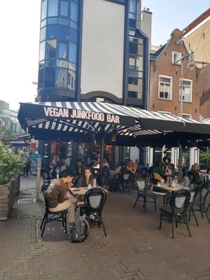 Outside 1 at Vegan Junk Food Bar - Downtown in Amsterdam