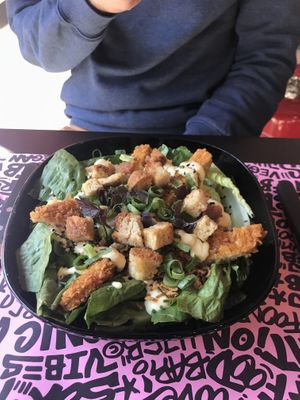 Caesar Salad at Vegan Junk Food Bar - Downtown in Amsterdam