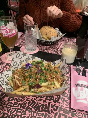 The vegan spare  ribs!  at Vegan Junk Food Bar - Downtown in Amsterdam