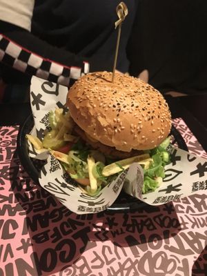 Mc kroket at Vegan Junk Food Bar - Downtown in Amsterdam