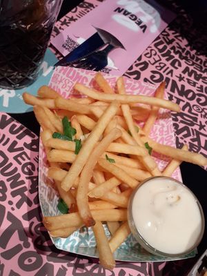 Fries at Vegan Junk Food Bar - Downtown in Amsterdam